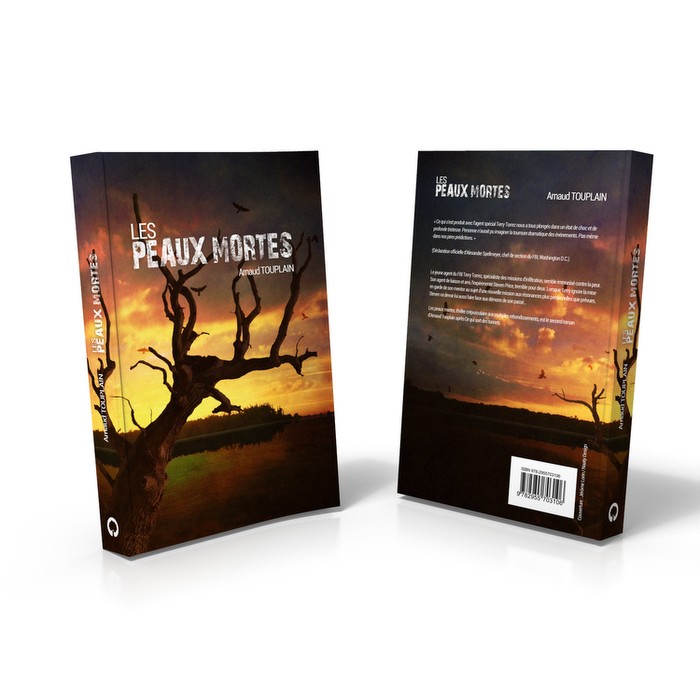 Book cover + flyer Les peaux mortes