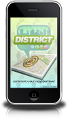 Social networking application District News for iPhone