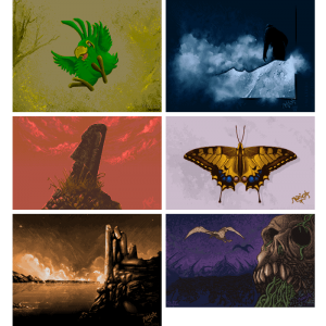 pixel01 - A bunch of 16 colours pixel art